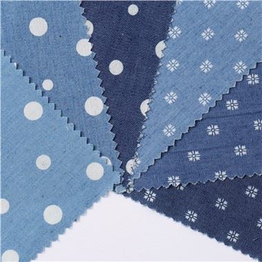 پارچه جین چاپ شده سبک